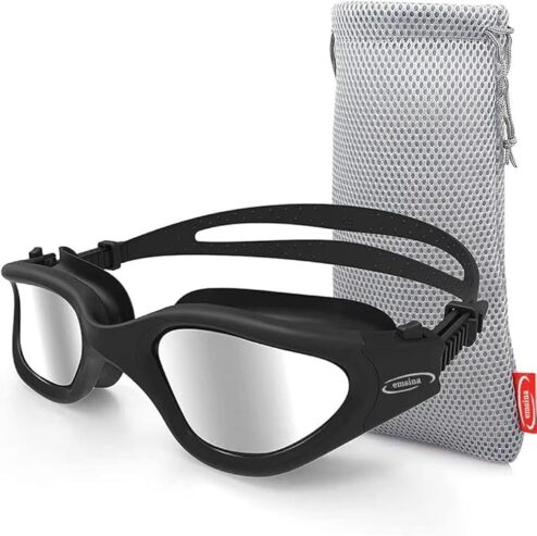 Emsina Swim Goggles, Polarized Swimming Goggles Anti-Fog for Adult Men Women