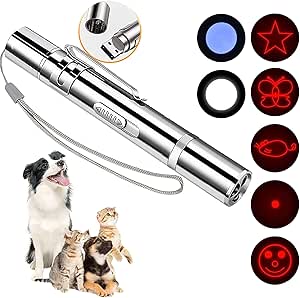 BYETOO 7 in 1 Laser Pointer for Cat/Dog,Cat Dog Interactive Lazer Toy,Indoor/Outdoor Kitten for Pet Toy