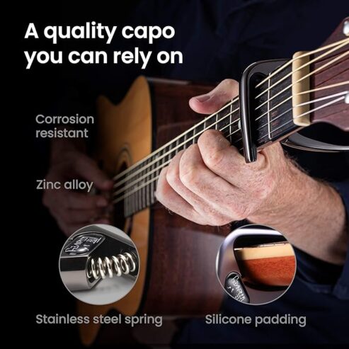 Performance Guitar Capo for Acoustic Guitars