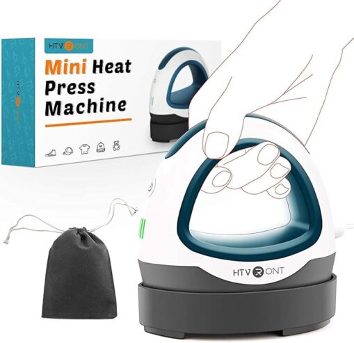 HTVRONT Heat Press Small Heat Press Machine for T Shirts, Small Heat Press Iron Press for Heating Transfer