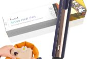 MiniCraft 4in1 DIY Cordless Heat Press Pen with 3s Rapid Heat, Portable Food Bag Heat Sealer, Foil Quill, Erase Thermal Prints for Identity Theft Protection