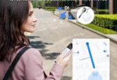 ATUVOS Bluetooth Item Finder Air Tag 2 Pack, Compatible with Apple Find My (iOS Only), 60m Finding Range, Replaceable Battery, Waterproof, Tracker for Keys, Luggages, Suitcases, Wallets, Bags