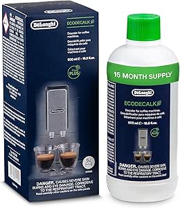 De’Longhi | EcoDecalk | DLSC500 | Natural Descaler For Coffee Machines | 500ML Pack
